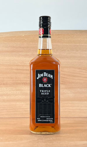 Jim Beam Black Kentucky Straight Bourbon Whiskey (older style, triple aged, 40%)