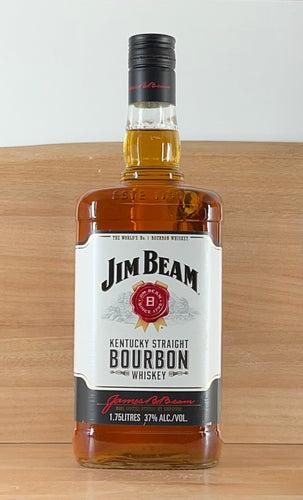 Jim Beam White Kentucky Straight Bourbon Whiskey (1.75 L)