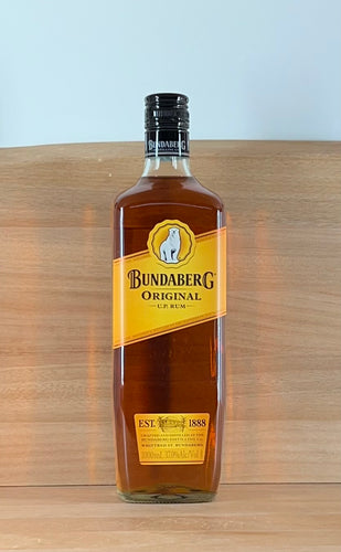 Bundaberg Underproof Rum (Older bottling, 120th year anniversary on side, 1000 mL)