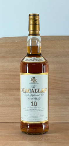 Macallan 10 yo Sherry Oak Single Malt Scotch Whisky (Old Bottling)