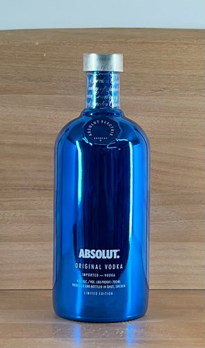 Absolut Elektrik Limited Edition Vodka (700 mL, Blue 2015 edition)