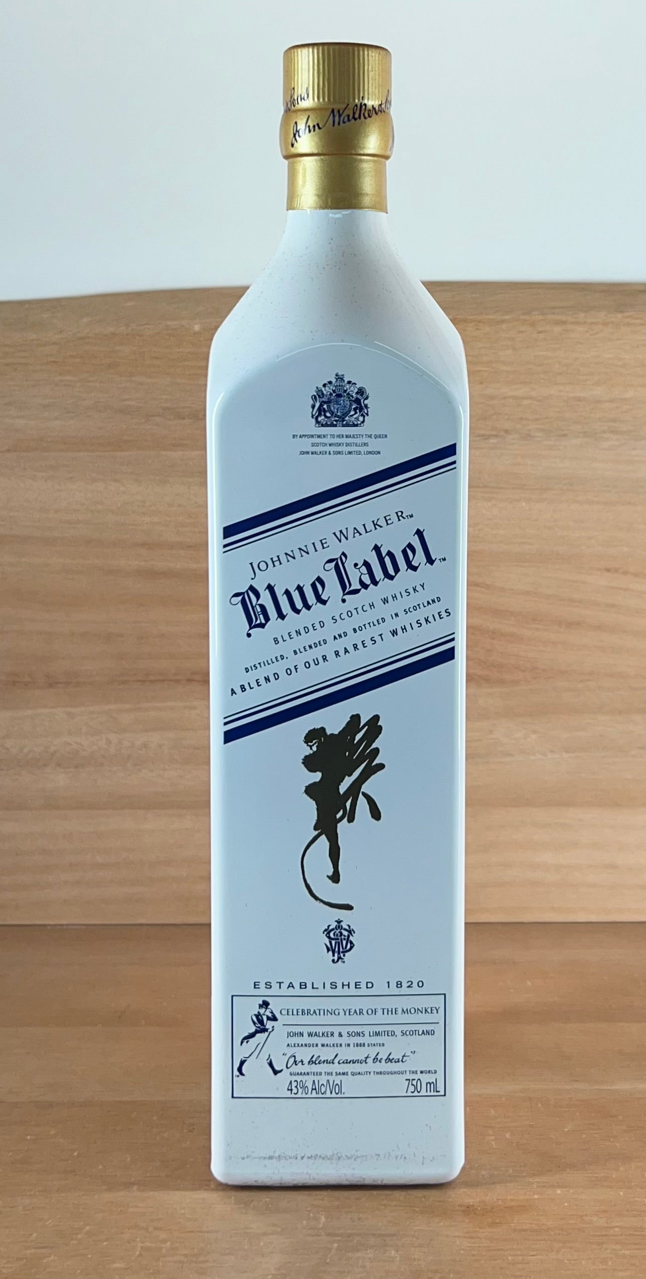 Johnnie Walker Year of the Monkey Blue Label Blended Scotch Whisky