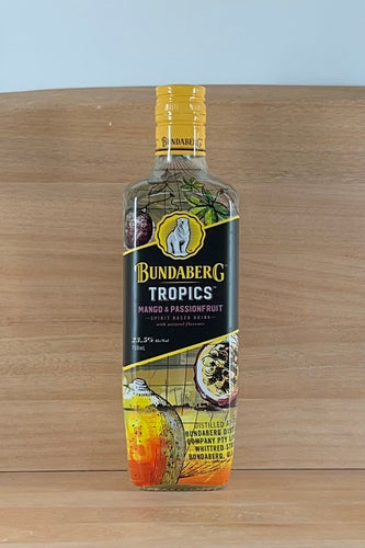 Bundaberg Tropics Mango and Passionfruit (Older bottling, 700 mL)