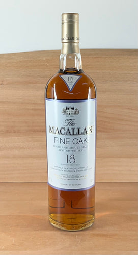 Macallan 18 yo Fine Oak Single Malt Scotch Whisky (Earlier bottling)