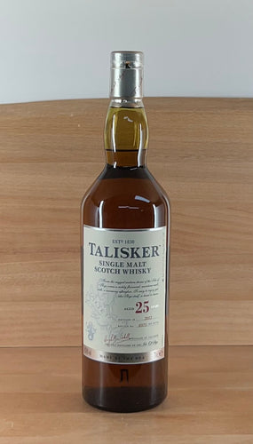 Talisker 25 yo Single Malt Whisky (2012 bottling)