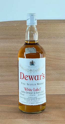 Dewars White Label Blended Scotch Whisky (750 mL, 37.5%, Older bottling)