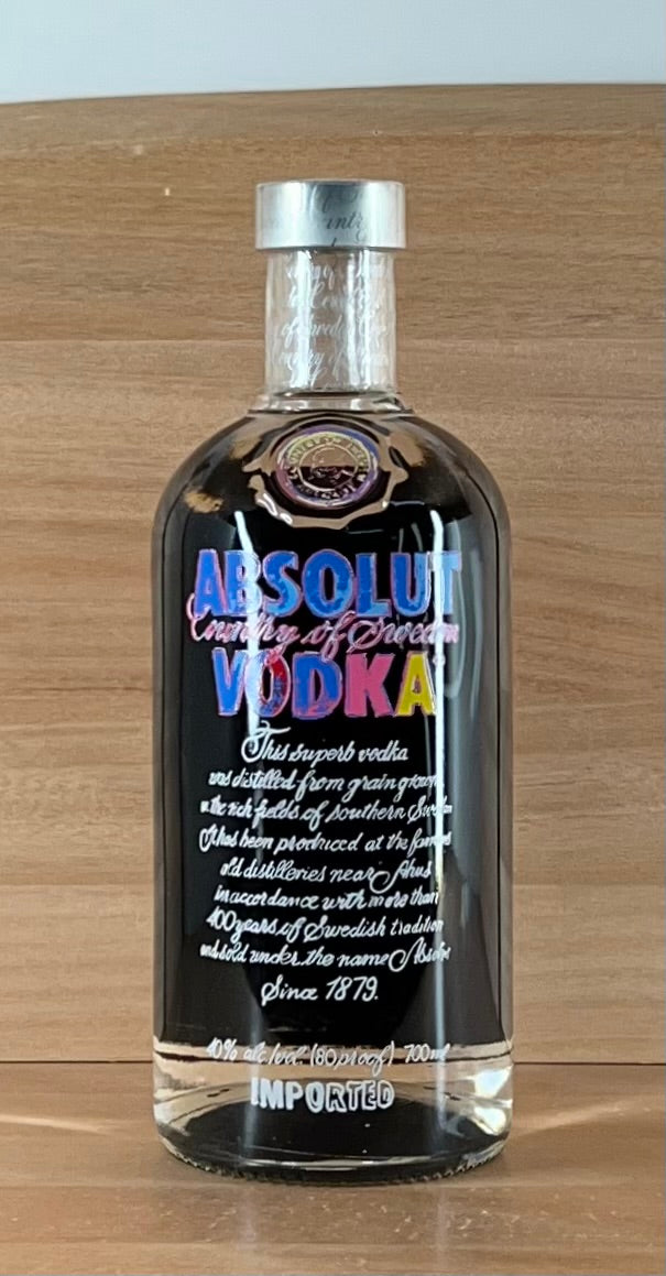 Absolut Andy Warhol Limited Edition Vodka (700 mL, boxed)