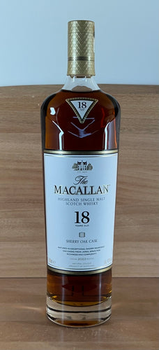 Macallan 18 yo Sherry Oak Single Malt Scotch Whisky (2023 edition)