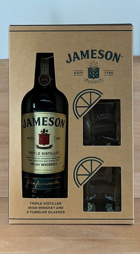 Jameson Irish Whiskey (Two glass gift box)