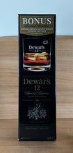 Load image into Gallery viewer, Dewars 12 yo Blended Scotch Whisky (Older bottling with glass)