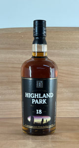 Highland Park 18 yo Single Malt Scotch Whisky (Old bottling)