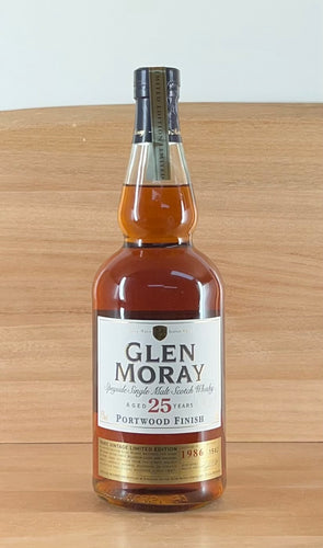 Glen Moray 25 yo 1986 Portwood Finish Rare Vintage Limited Edition Single Malt Whisky