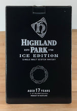 Load image into Gallery viewer, Highland Park 17 yo Ice Edition Single Malt Scotch Whisky