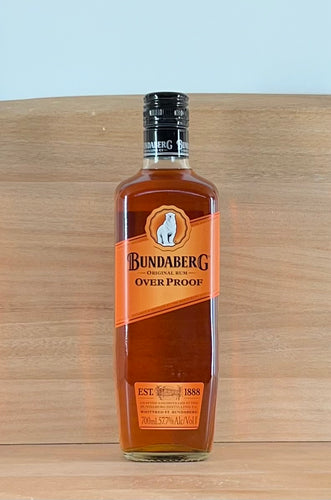 Bundaberg Overproof Rum (Older bottling, 125th year anniversary on side, 700 mL)