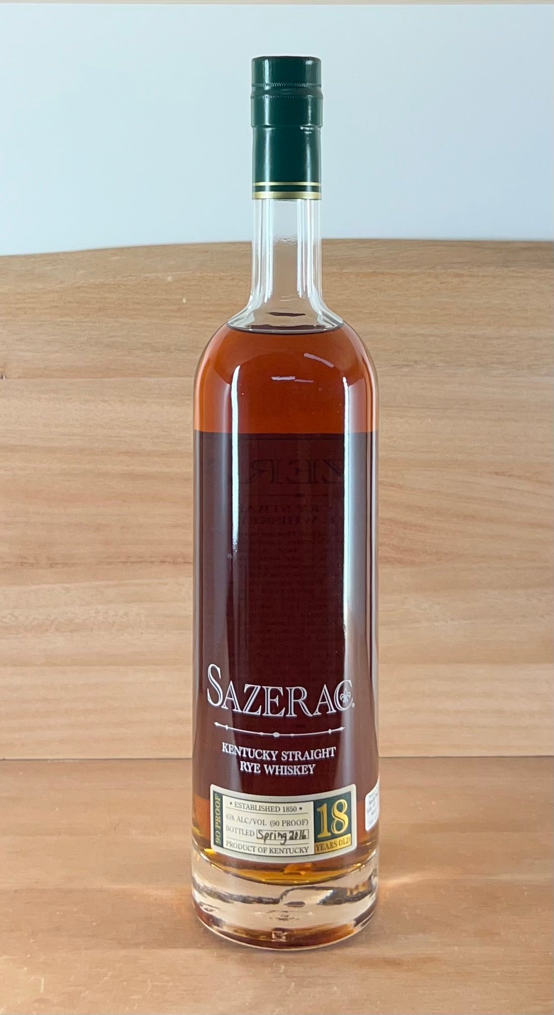 Sazerac Rye 18 yo (2016 edition)