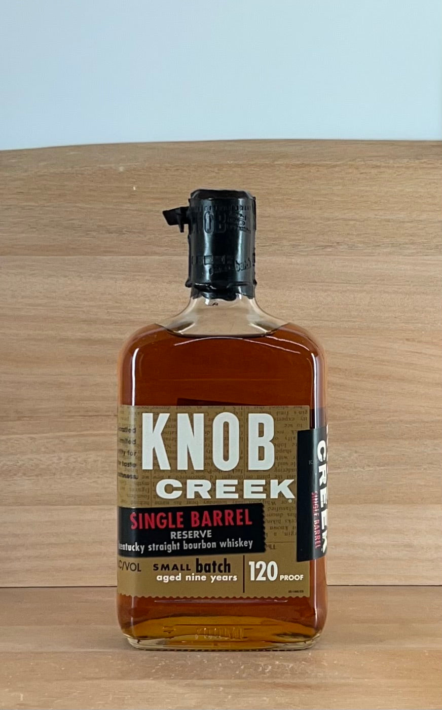 Knob Creek Small Batch Single Barrel Reserve 120 proof Kentucky Straight Bourbon Whiskey (older bottling)