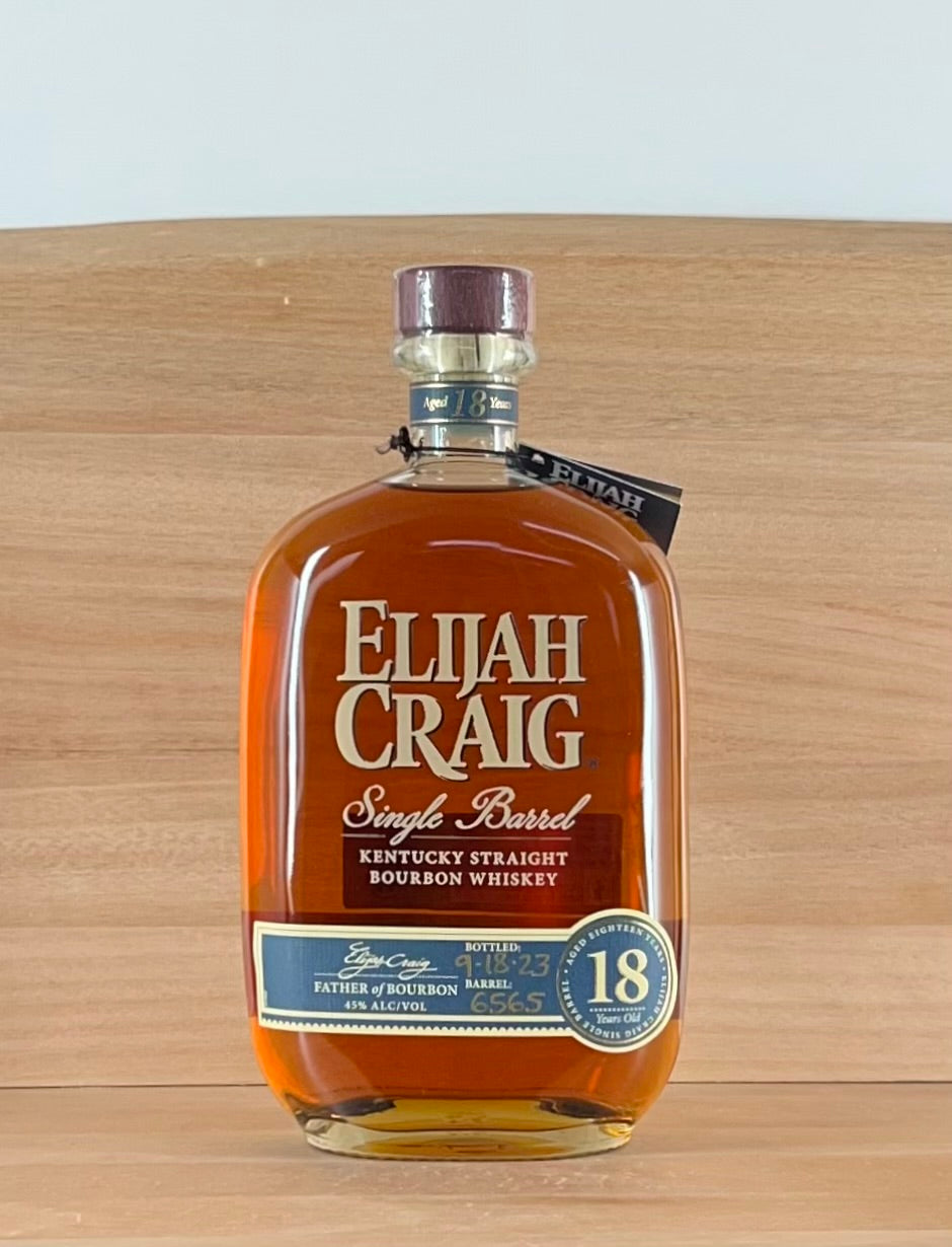 Elijah Craig 18 yo Single Barrel Kentucky Straight Bourbon Whiskey