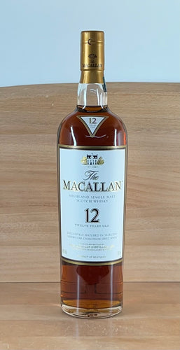 Macallan 12 yo Sherry Oak Single Malt Scotch Whisky (Older Bottling)