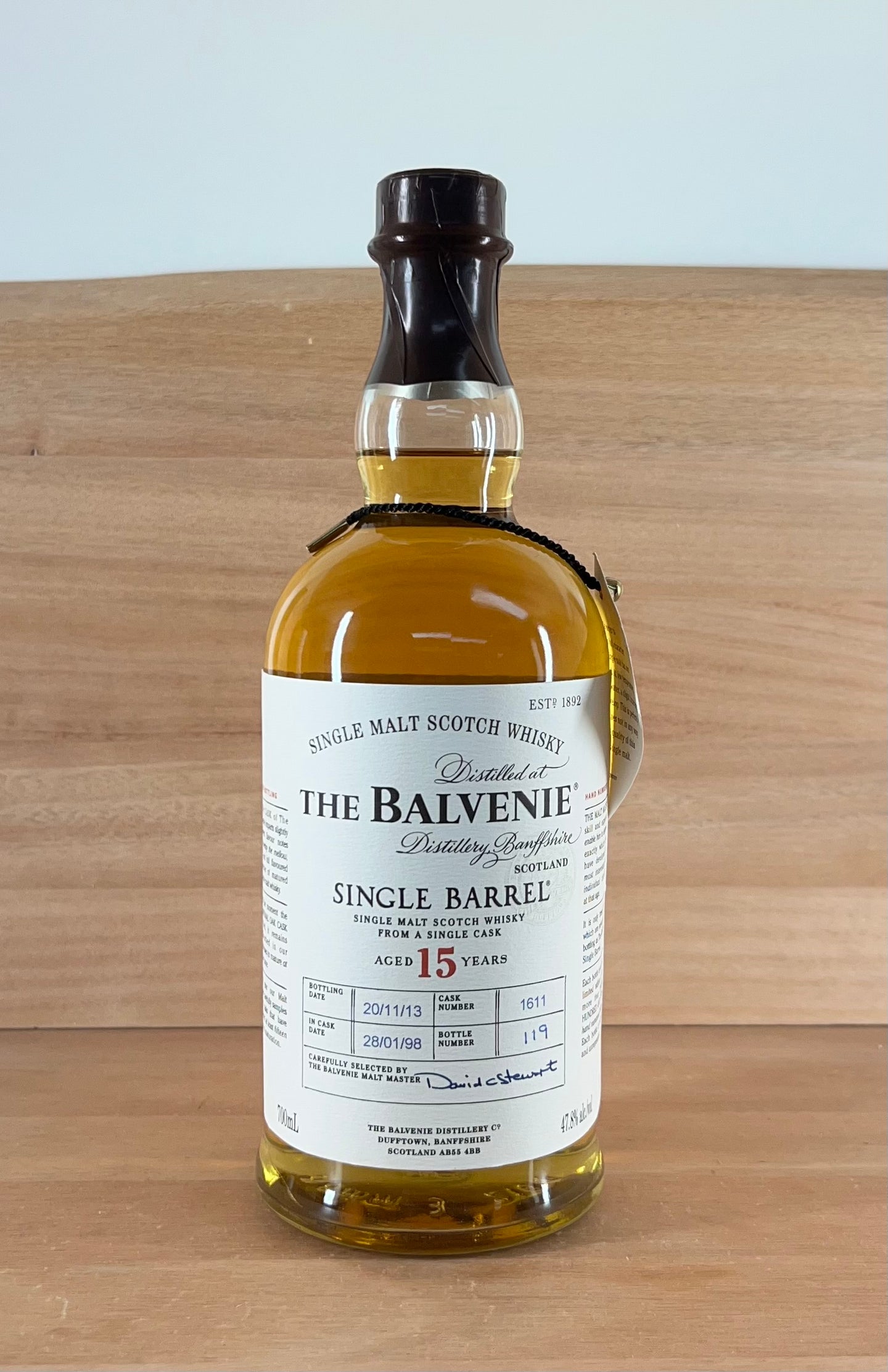 The Balvenie 15 yo Single Barrel Single Malt Scotch Whisky