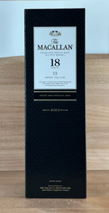 Macallan 18 yo Sherry Oak Single Malt Scotch Whisky (2023 edition)