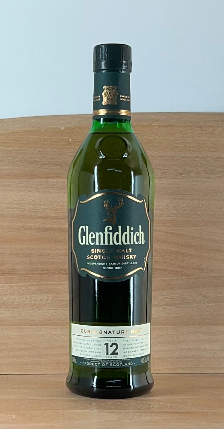 Glenfiddich 12 yo Single Malt Scotch Whisky (Previous bottling)