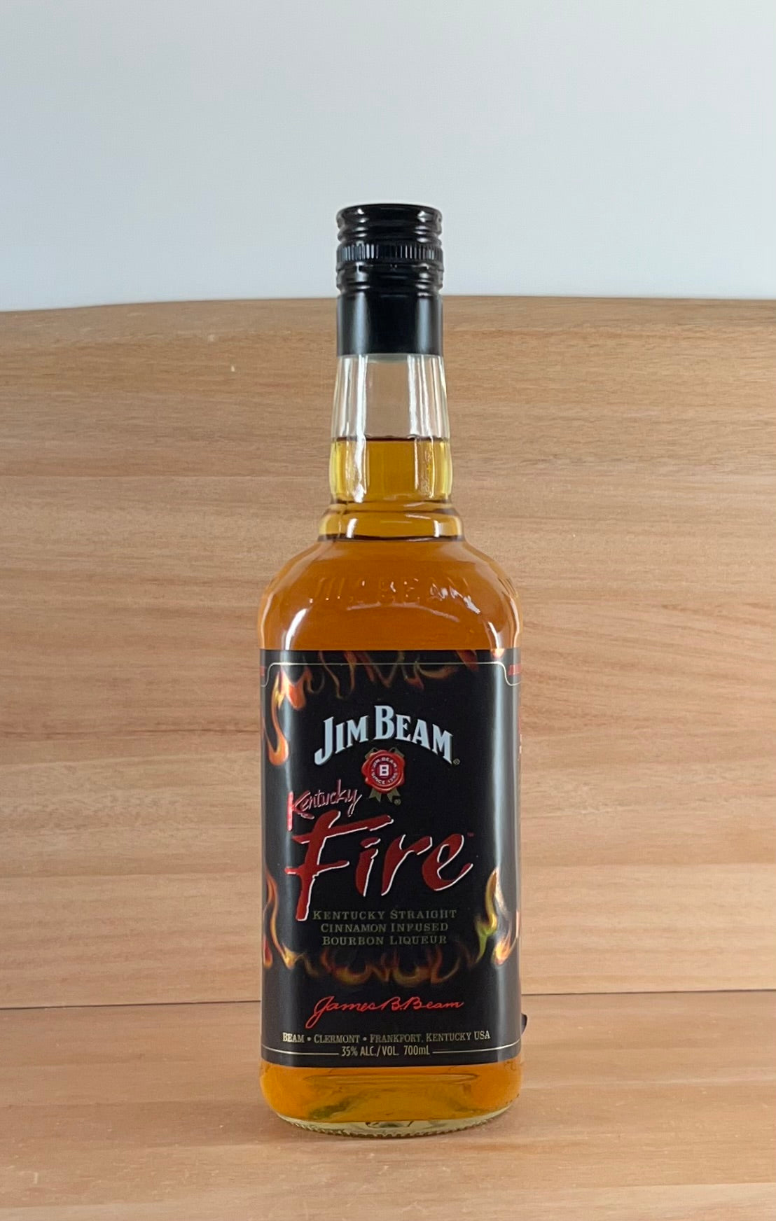 Jim Beam Fire (Old style bottle)