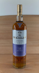 Macallan 18 yo Fine Oak Single Malt Scotch Whisky (Older bottling)