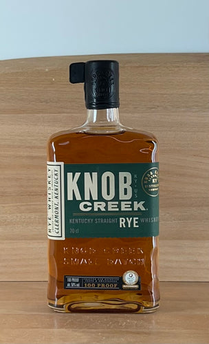 Knob Creek Small Batch Rye 100 proof Kentucky Straight Bourbon Whiskey