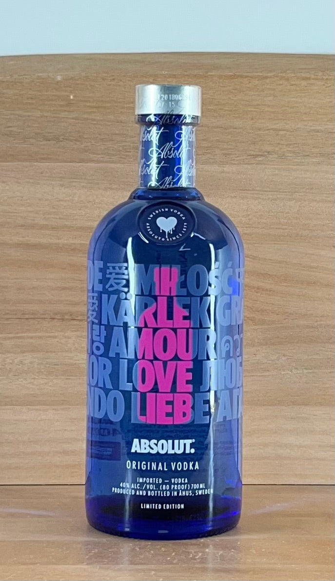 Absolut Drop Limited Edition Vodka (700 mL, 2018 edition Pink)