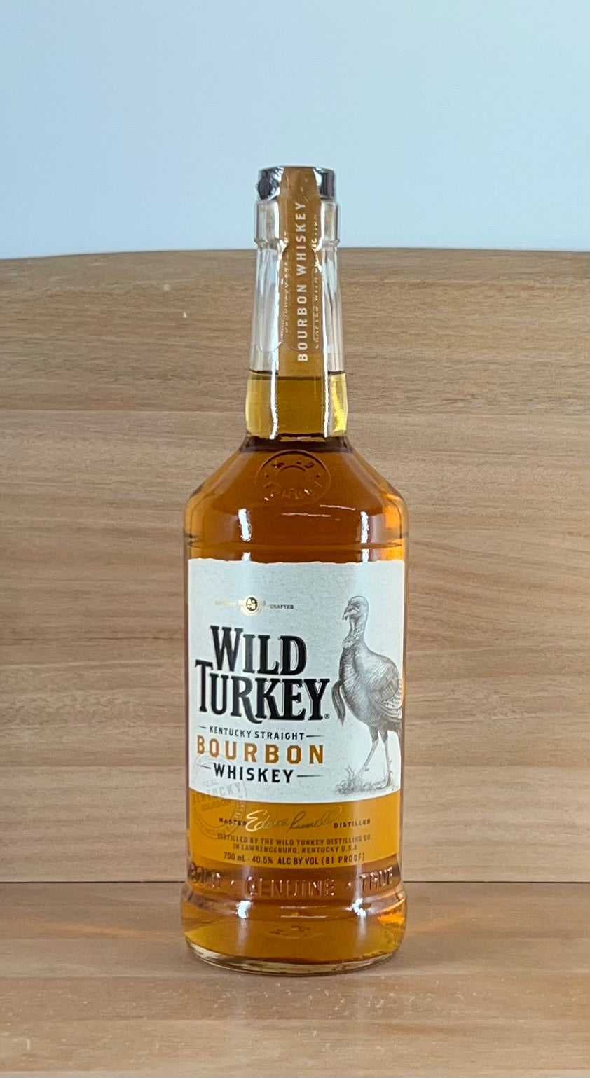 Wild Turkey 81 Proof Kentucky Straight Bourbon Whiskey (700 mL)