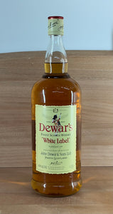 Dewars White Label Blended Scotch Whisky (1125 mL, Older bottling)