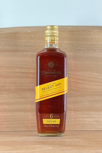 Bundaberg 6 yo Select Vat Rum (VAT052, Older bottling, 700 mL)