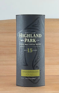 Highland Park 15 yo Single Malt Scotch Whisky (Older bottling)