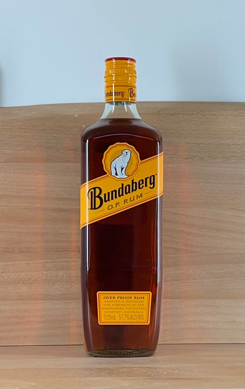 Bundaberg Overproof Rum (Older bottling, Crafted and Distilled, 1125 mL)