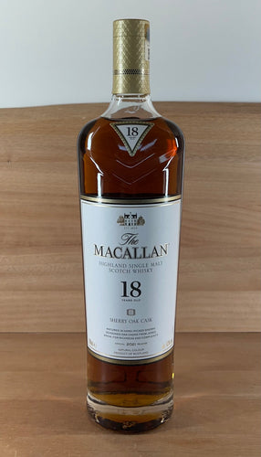 Macallan 18 yo Sherry Oak Single Malt Scotch Whisky (2021 edition)