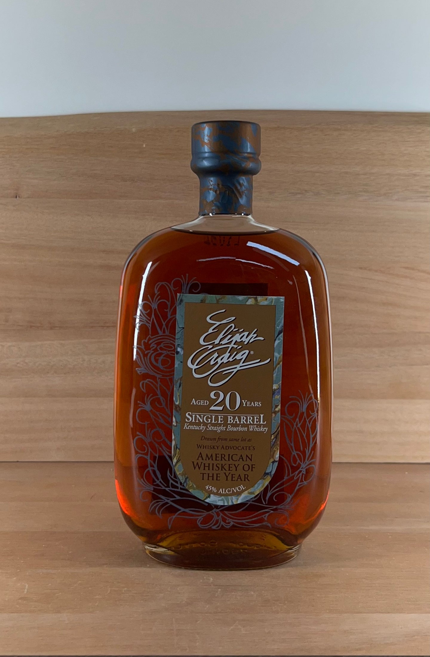 Elijah Craig 20 yo Single Barrel Kentucky Straight Bourbon Whiskey (old bottling)