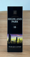 Load image into Gallery viewer, Highland Park 18 yo Single Malt Scotch Whisky (Old bottling)