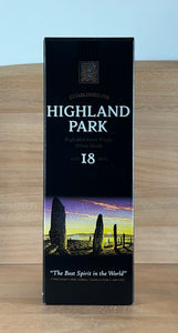 Highland Park 18 yo Single Malt Scotch Whisky (Old bottling)