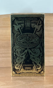 Chivas Regal Royal Salute 21 yo Ruby Flagon Blended Scotch Whisky (Very old bottling) (1 Litre, 43 GL)